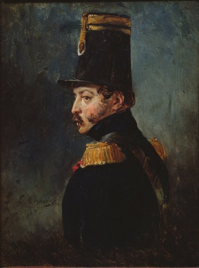 Porträt vermutlich von General Gaston Auguste de Gallifet von Léon Cogniet